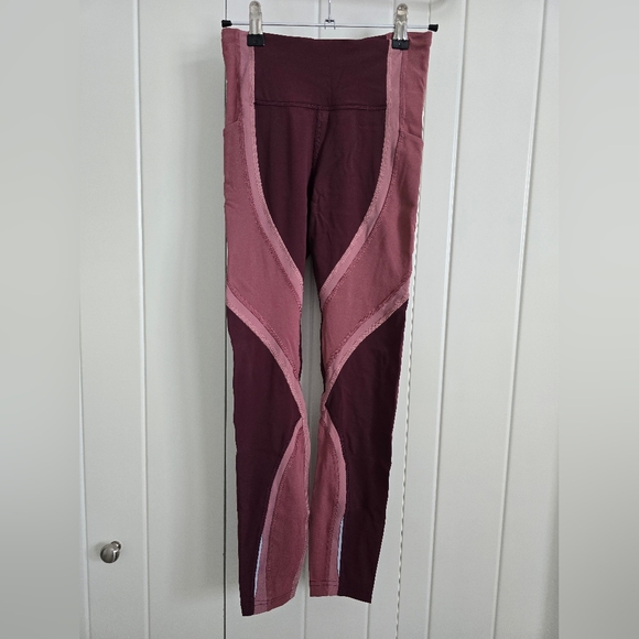 Lululemon leggings, pink, two tone, Size 2 - Picture 2 of 3